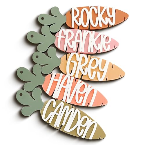 Personalized Easter Basket Name Tags, Custom Name...