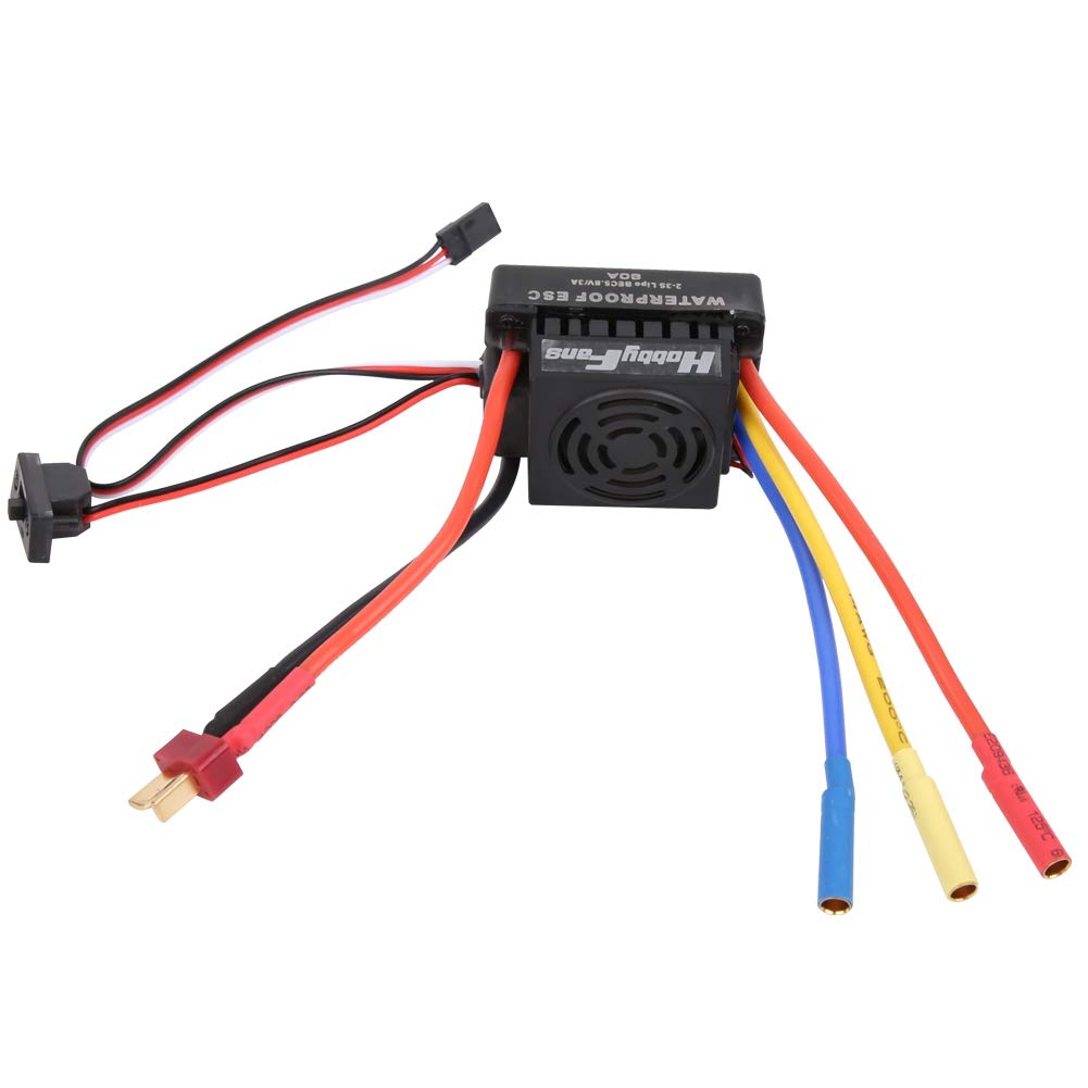 Silnik bezszczotkowy 3100KV z ESK 60A wodoodporny, ze stopu aluminium dla samochodów RC 1/10