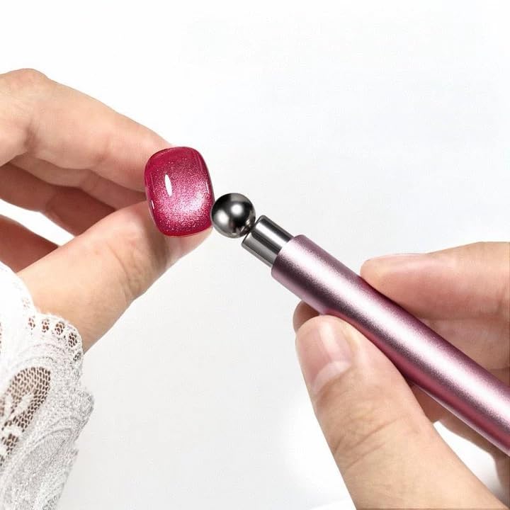 Double-end Magnetic Cats Eye Nail Magnetic Stick With Steel Balls Super Strong Gel Polish Magnet Pen Manicure Magnetic