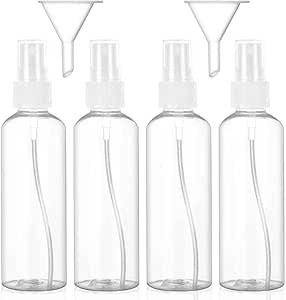 Flaconi Spray In Plastica Trasparente, Vuoti, Ricaricabili, Da 100 - Foto 7