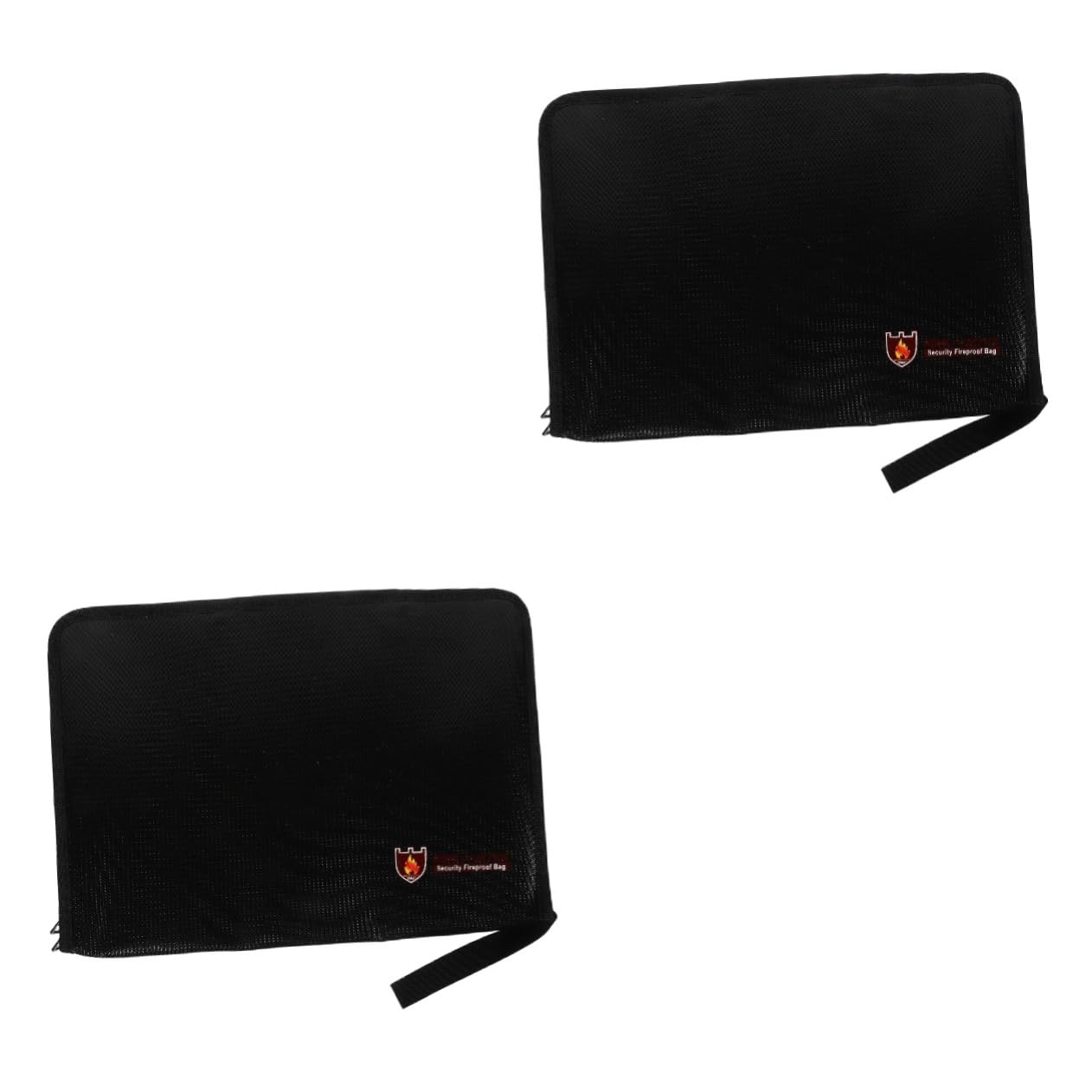 Organizzatore di file, 2 pezzi Importante organizzatore di documenti Raccoglitore Contenitore di fatture Ufficio portatile Cartella in tessuto in fibra di vetro siliconica Borsa for file con cerniera