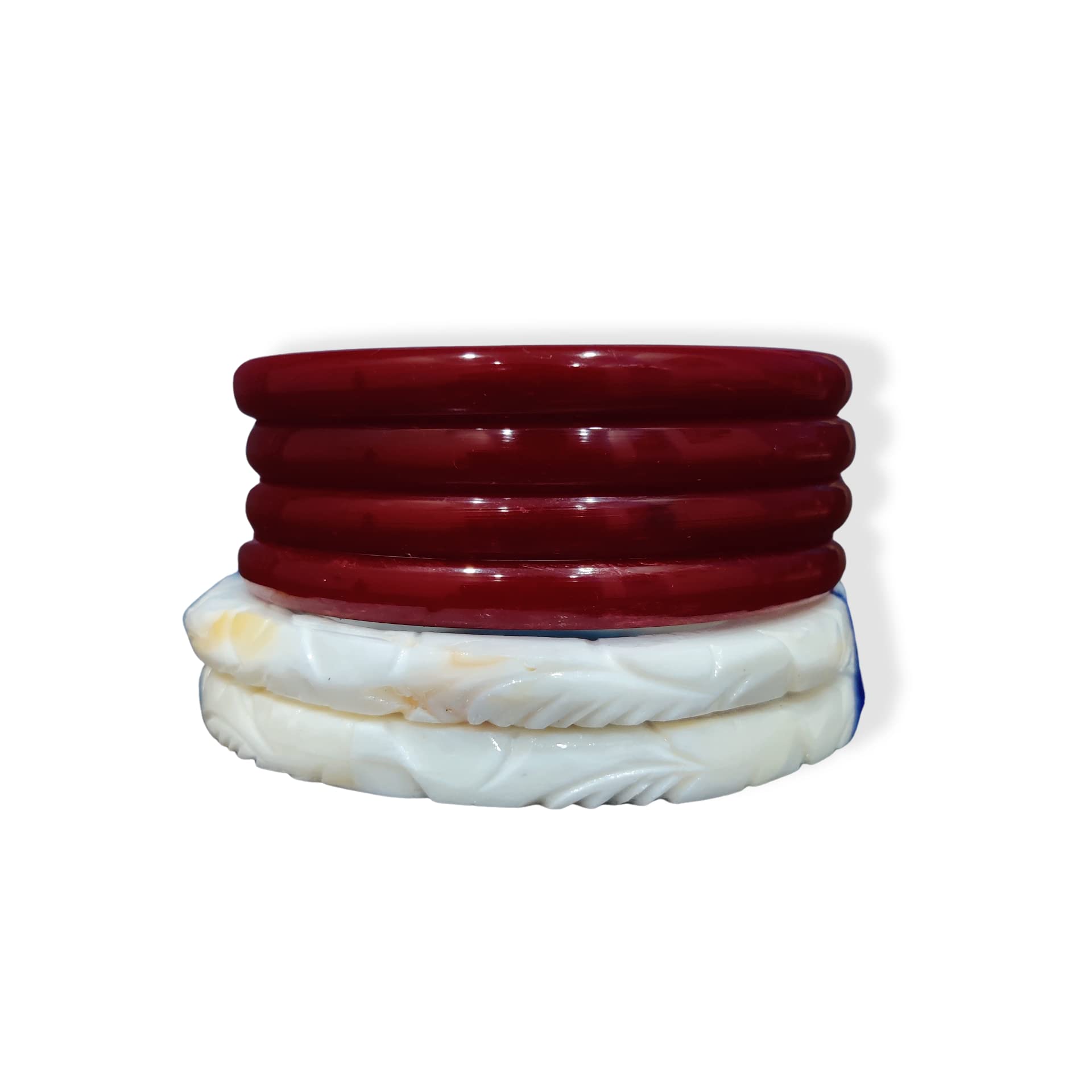 Loyal Kart ™ 1 Pair Of Light Weight Saru Shakha with FREE 4pc Red Plastic Pola Reasonable Normal Shakha Pola for Women (2.6) (B0BYZSR67Q) Amazon Price History, Amazon Price Tracker