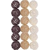 Material: Hergestellt aus umweltfreundlichem Rattan-Material, mit verschiedenen Farben. Natürliche Materialien, gutes Finish, handgewebt voll von altem Handwerk Stil; Wasserdichter Schutz, um Schimmel zu verhindern