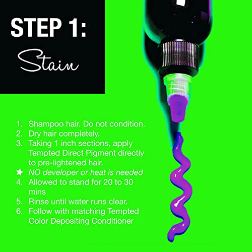 Kit Tinte Semi Permanente Pure Blends Purple Stain miniatura 5