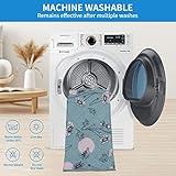 IEUUMLER 2 Stück Welpenunterlagen Waschbar für Hunde, Wiederverwendbar und Schnell Absorbierend PIPI Matten Trainingseinlagen für Laufstall/Autositz/Sofa FC013 (60*45cm-2pcs, Grüne Gänseblümchen)