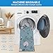 IEUUMLER 2 Stück Welpenunterlagen Waschbar für Hunde, Wiederverwendbar und Schnell Absorbierend PIPI Matten Trainingseinlagen für Laufstall/Autositz/Sofa FC013 (60*45cm-2pcs, Grüne Gänseblümchen)