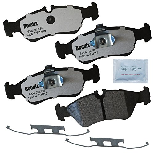 Image of Bendix Fleet Metlok MKD1006FM Semi-Metallic Rear Brake Pads for Dodge Sprinter 2500 2006-2003, Sprinter 3500 2006-2003, Freightliner Sprinter 2500 2006, Sprinter 3500 2005-2002