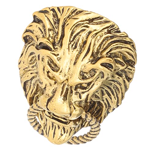 Soimiss Lion Brooch Mens Lapel Pin Trendy Accessories Mens Brooches For Suits Cool Loin Brooch Comfyn Mens Accessories Men Brooch Pin Animal Brooch Animal Brooch Pin Man Alloy Golden Shirt #TOP18