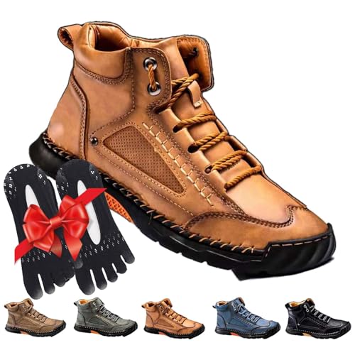 Mens Boots, Men's Comfortable Handmade Leather Boots, Waterproof, Arch Support