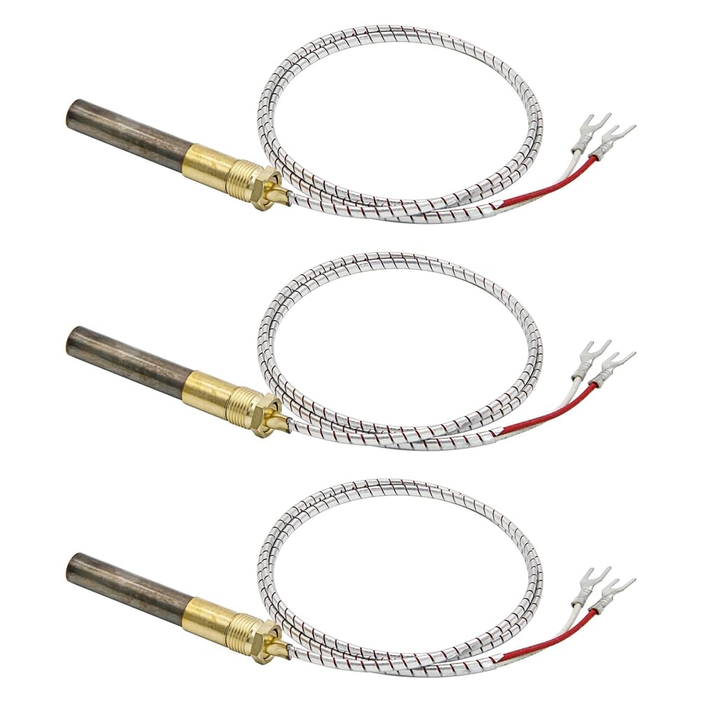 Tuesoa 36In 750Mv Thermopile Fit For Heat Glo Heatilator, 750℃ Millivolt Thermocouple Replace For Fireplace Parts Q313a, 3Pcs