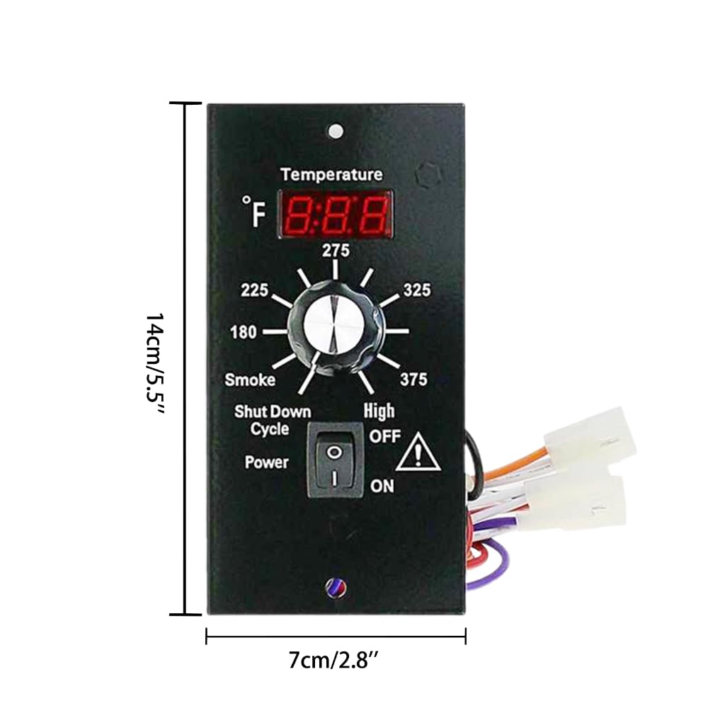 Digital Thermostat Controller Kits Replacement Part for Wood Pellet Grills,Thermostat Controller Board