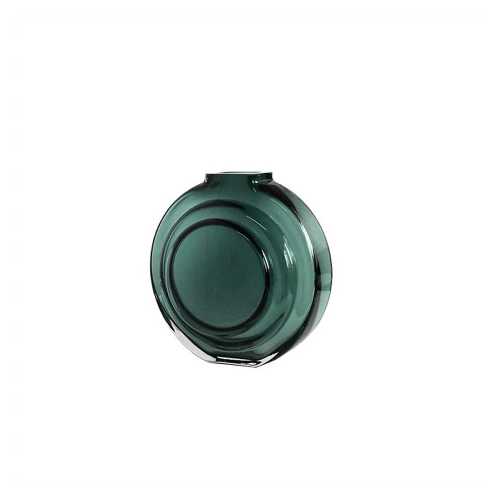 Modern Farmhouse Decor Vase Nordic Style Glass Round Modern Decor Vases Decoration Tabletop Gifts for Couples