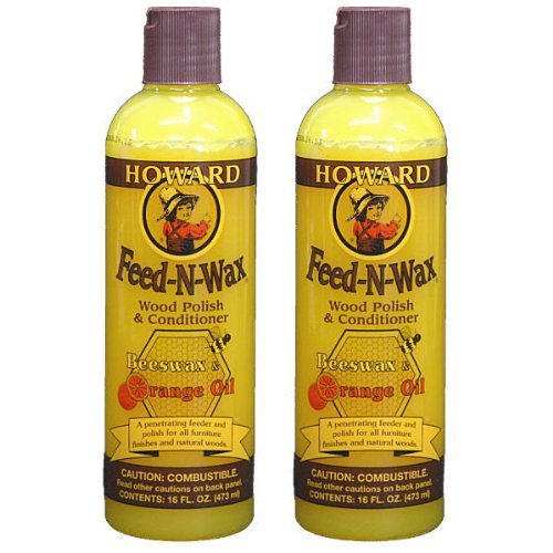 Howard Feed-N-WaxitB[fbNXj×2{Zbg (16oz./473ml×2{=946mlj