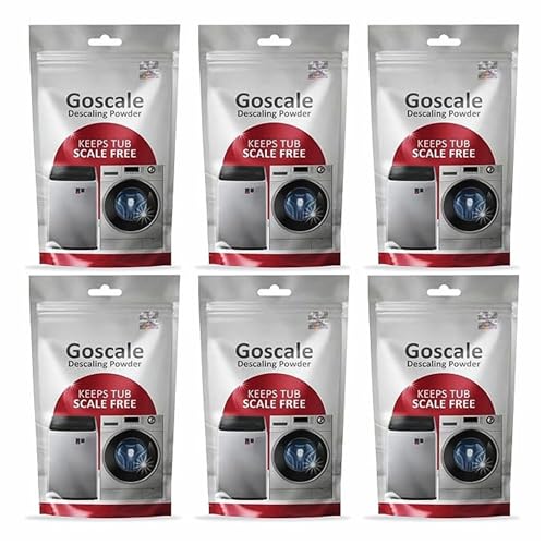 Image of WIXOM LG Descale Compatiable For LG Washing Machine Front Load and Top Load, Cleaning Powder, Descaling Powder, Drum Cleaner 100 Gram (6, (PACK OF 6))