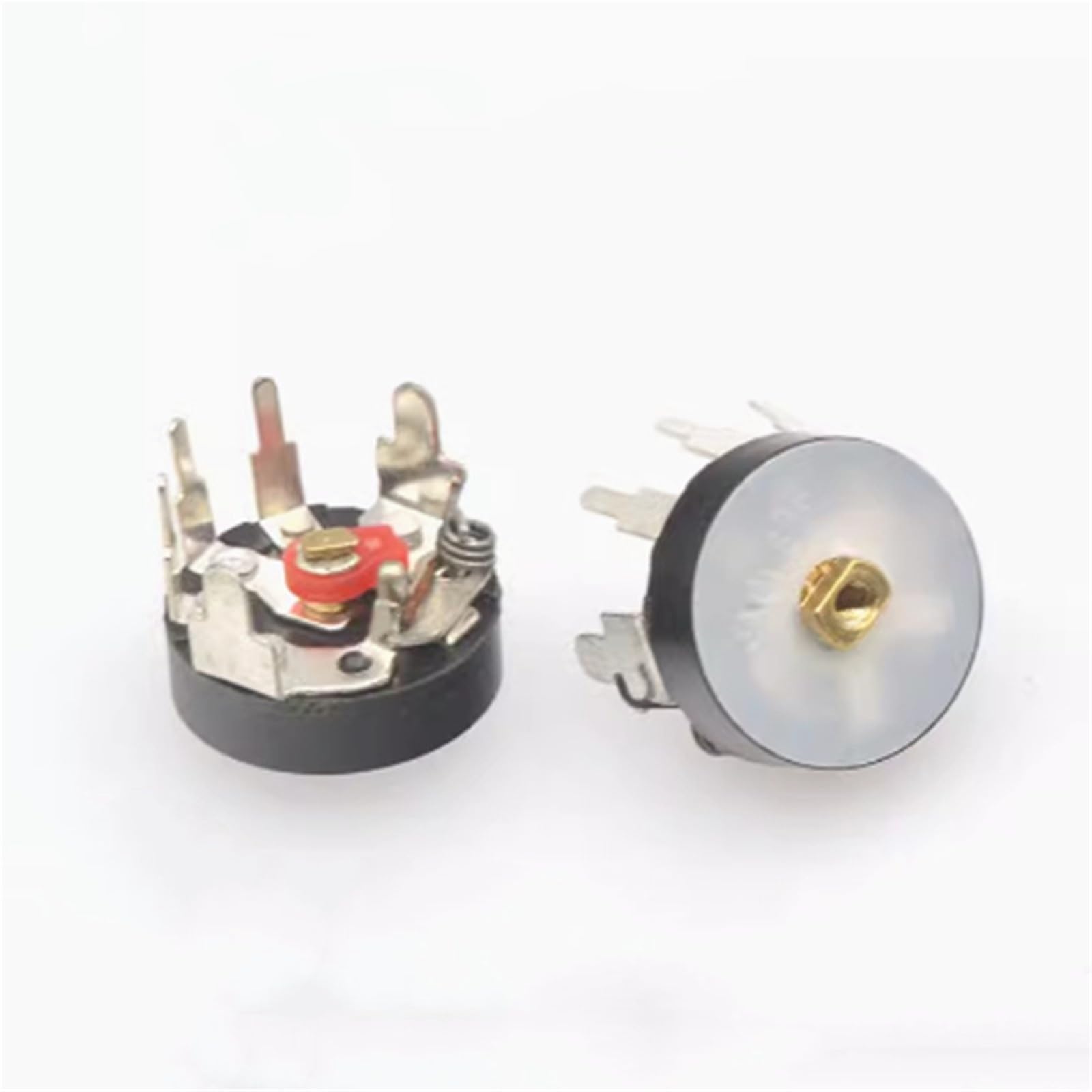Potenciómetro RV12MM B50K mini control de volumen con switch y ángulo recto 3