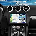 SIXWIN 4+128G Android 15 Autoradio für Audi TT 2006-2014 mit Carplay/Android Auto/Mirrorlink, 9 Zoll HD Touchscreen Bildschirm mit GPS WiFi Bluetooth FM/RDS EQ+Rückfahrkamera