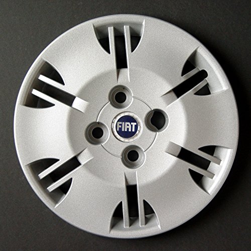 Kit de 4 tapacubos adaptables - para FIAT Panda New Dynamic (Logo Azul) - diámetro 13' - no Original