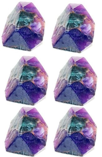 TS Pink Palm Stones 1.5 oz Soap Rocks, Azurite Malachite, 6 Pack