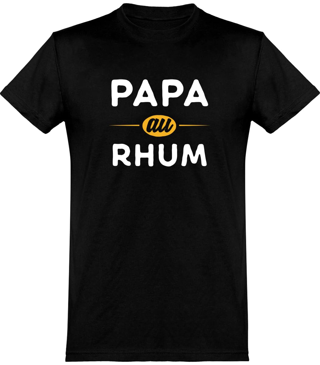 Maglietta Uomo 'I Rhum Man' – 100% Cotone, Stampata In Francia, Idea Regalo Divertente Per Compleanno E Feste