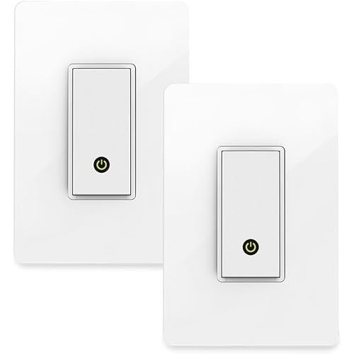 WeMo F7C030-BDL in-Wall Smart Switch, No Hub Required