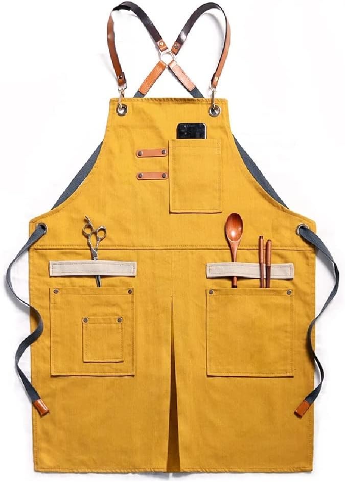 Apron Cowboy Restaurant Flower Work Barista Milk Coffee Barber Shop Chef Beauty Nails Studios Uniform