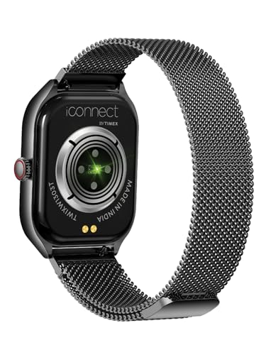 Image of TIMEX iConnect Calling Max 2.01 inch(5.1cm) Display with Functional Crown and BT Calling Smartwatch for Unisex - TWIXW1303T