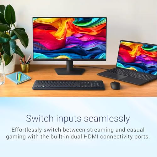 Image of Dell 24 inch FHD Monitor, 144Hz Refresh Rate, IPS LCD Display, AMD FreeSync, Tilt|Height|Swivel Adjustable Stand, HDMI, 1ms Response Time, Anti-Glare, Eye Comfort, VESA, for Home Office & Gaming