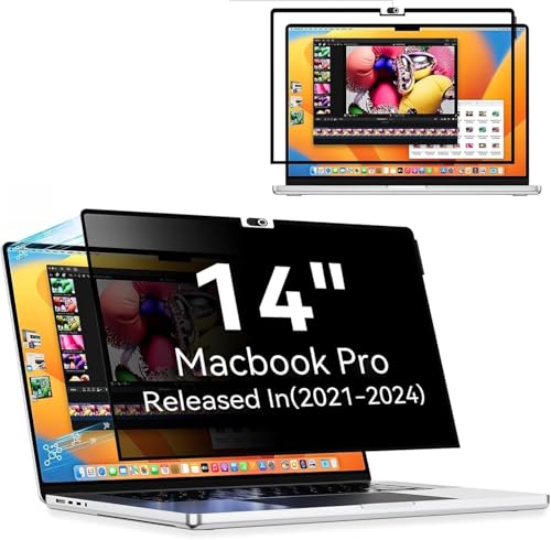 Filtro de privacidad para MacBook Pro 14 extraíble con reducción de luz azul
