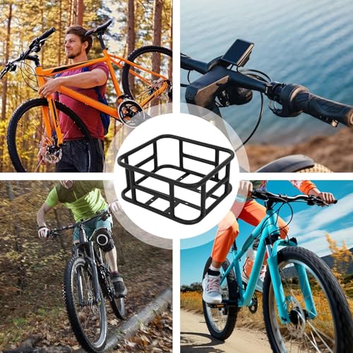 Panier arrière de vélo grande capacité 45x32x15 cm support robuste - 4