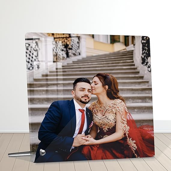 Customised Picture Framee Personalized Text With Stand Table Top 