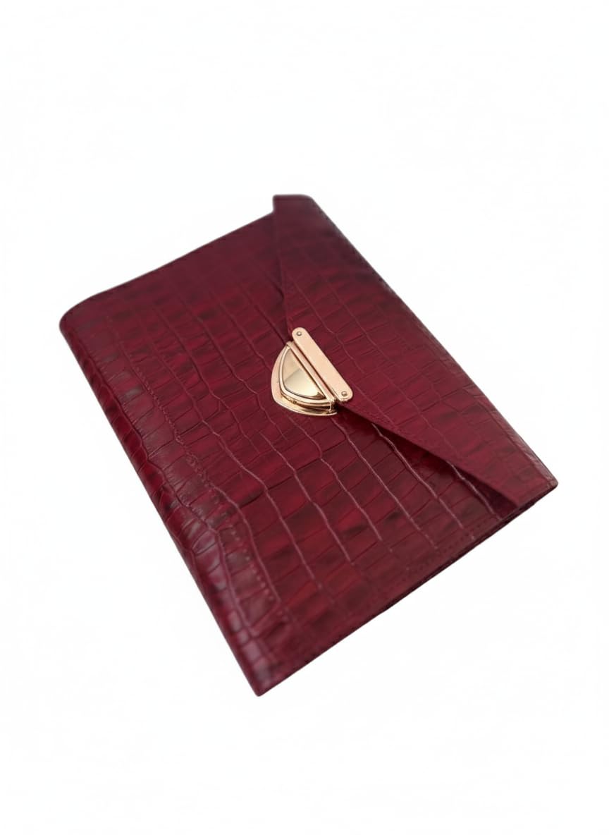 Agenda A5 en cuir rouge robuste pour centraliser toutes vos notes - 8