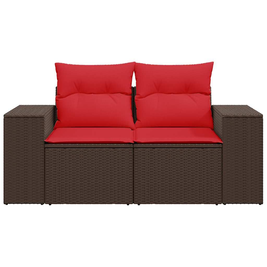 Fengshui 2-osobowa sofa ogrodowa z polirattanu, z poduszką