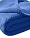 Produktbild Kneer Waffelpique Decke, Blau, 220 x 240 cm