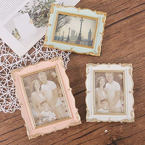 Cadre photo résine blanc 8 pouces support de table simple style moderne - 6
