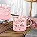 Ulrhpc Valentines Day Gifts for Her Wife, Galentines Mothers Day Mom Gifts for Mom from Daughter Son, 12 OZ Funny Coffee Mug Christmas Birthday Present for Women Girlfriend Sister Friends