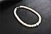Koraba Natural White Freshwater Pearl Necklace with Burmese Jade Emerald Choker Jewelry