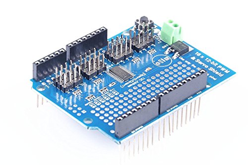 DollaTek Module de servomoteur PWM Servo PWM 12 Voies 12-bit pour Arduino EK1690 Cover