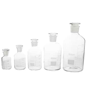 Amazon.co.jp: DADAKEWIN すりガラス製ストッパー付きの透明