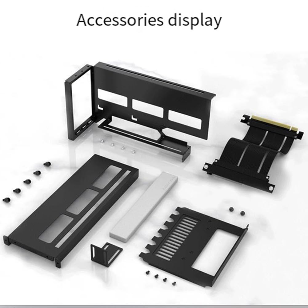 Supporto verticale della scheda grafica EZ-40 ARGB, adattatore PCIe 4.0 X16, supporto sterzo scheda grafica GPU