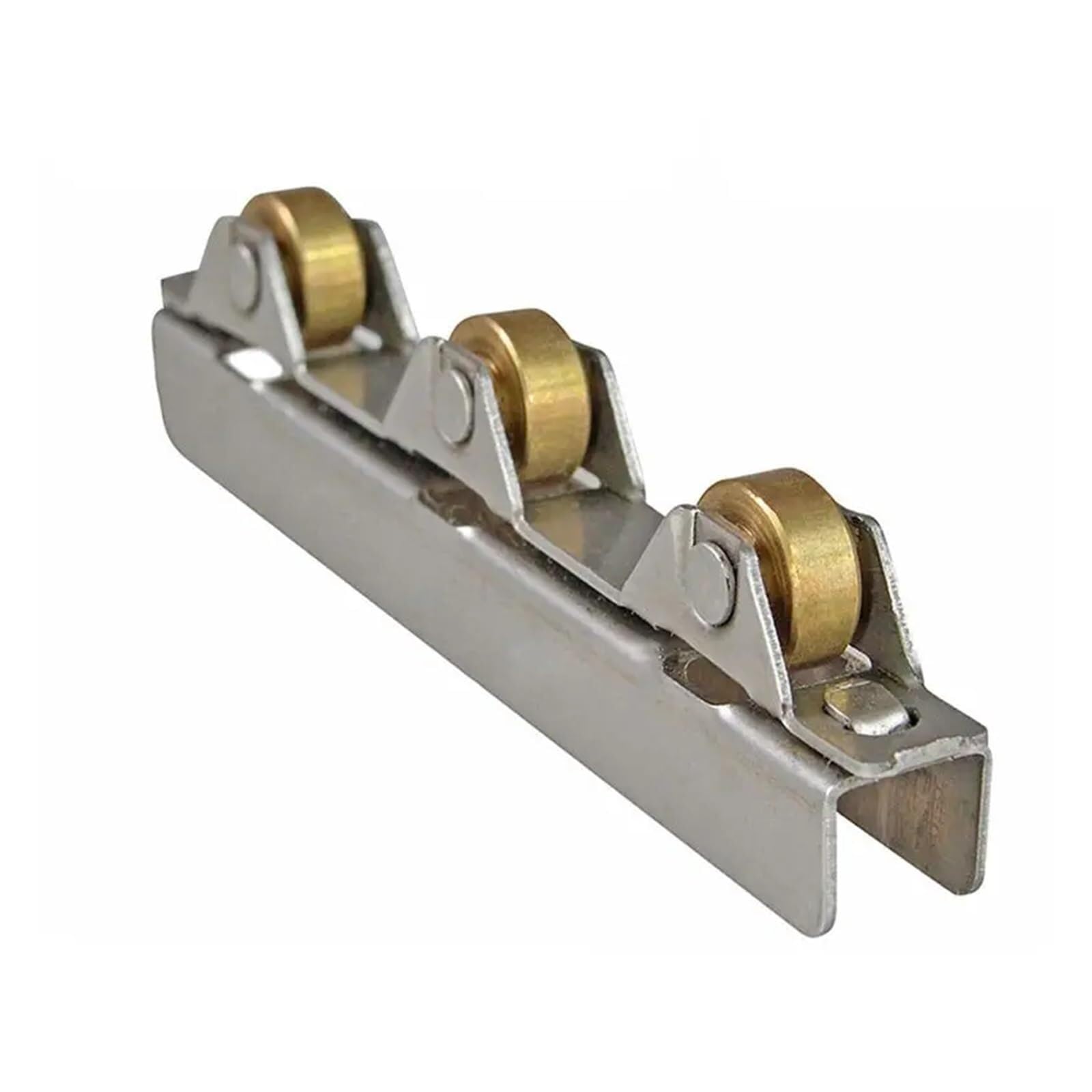 Wangshaowei For 10Mm Glass Shower Door Rollers 4Pcs Frameless Glass Door And Window Pulley With 3 Copper Wheels For 8-10Mm Sliding Roller Assembly(For 10Mm Glass)
