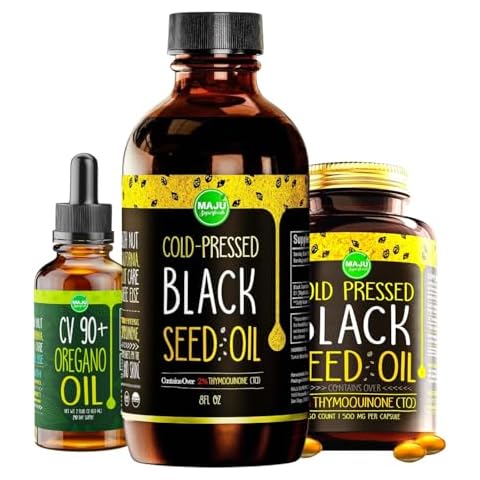 Maju Superfoods Black Seed Oil and Oregano Bundle Cover