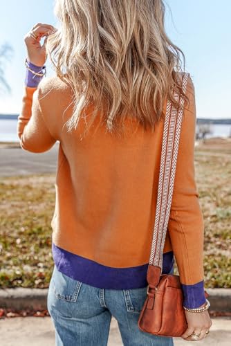 Women's Straw Yellow Color Contrast Edge Mock Neck Slim Fit Sweater3