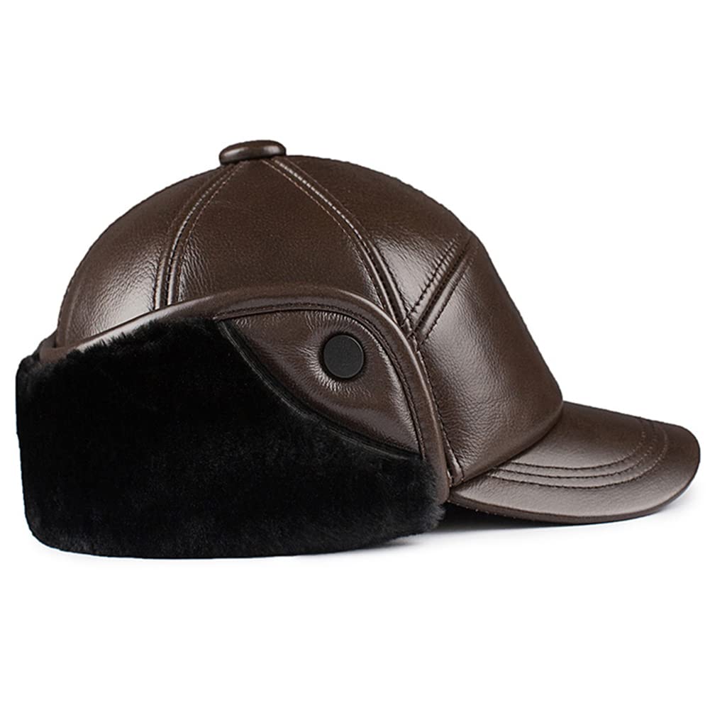 Sombrero de Caza de Invierno para Hombre y Mujer Gorra de béisbol con Visera Sombrero con orejera cálido Sombrero de trampero de esquí al Aire Libre
