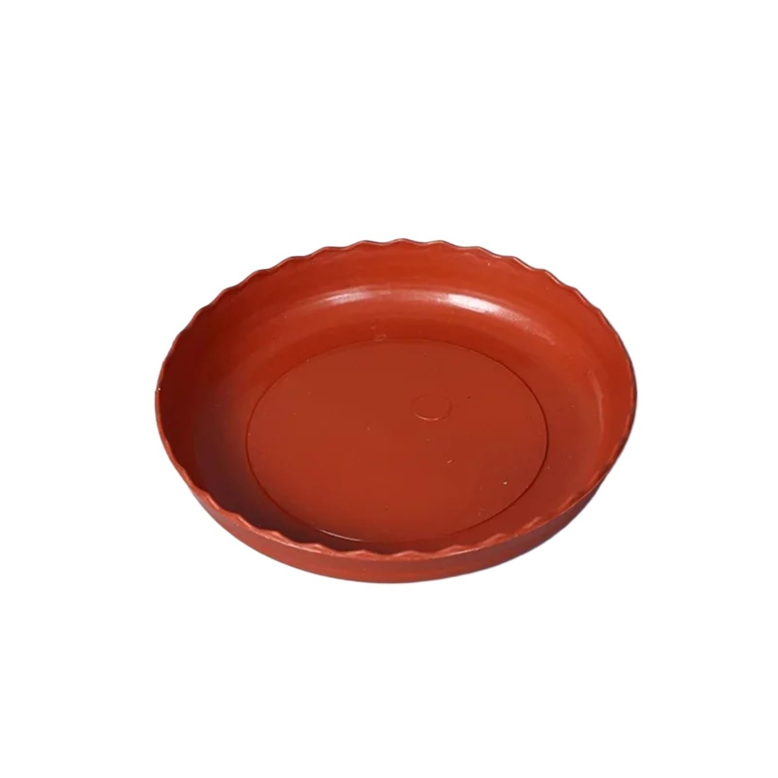 GIUPLOKID Plastic Drip Trays, Plant Saucers 2pcs Plastic Thickened 33-40cm Red Pot Tray(Size1)