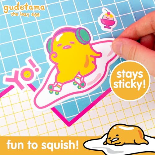 Image of Gudetama The Lazy Egg Puffy Sticker Playset
