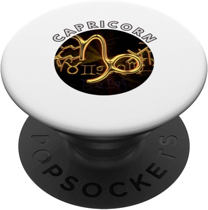 Capricorn Zodiac: The Ambitious Ascent of Determination PopSockets Swappable PopGrip