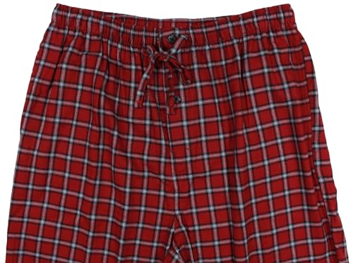 Roundtree & Yorke Men's Big and Tall Flannel Sleep Bottoms Pajama Pants3