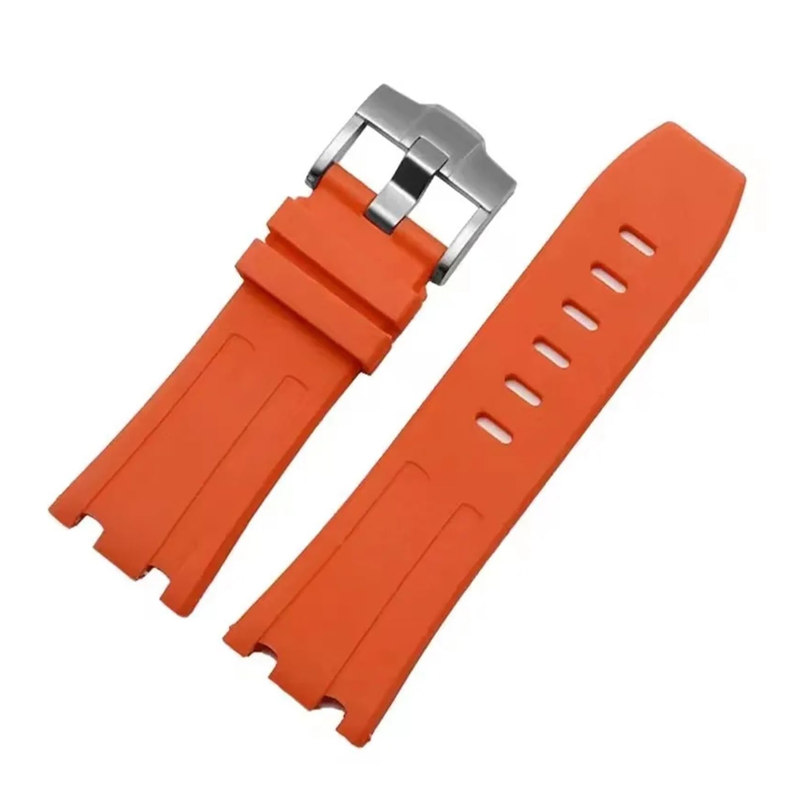 Genérico NASUNJIA Correa De Silicona De 28 Mm Compatible Con AP 15710 26470, Correa Deportiva De Goma For Reloj De Hombre.