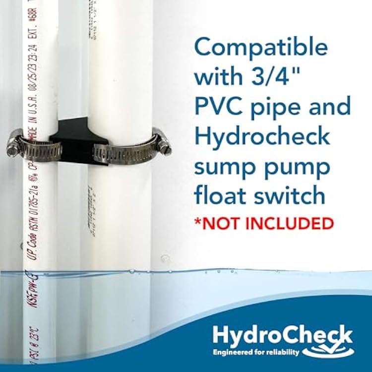 Sensor Installation Kit for HC6000V2 & HC6000 For Float Switches - Eliminates Stray Paths, Prevents False Triggers from High Iron & Mineral Content Water - 3/4 PVC Pipe Not Included