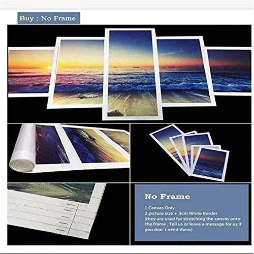 YHJK Art Poster Plant Muurkunst Muurschildering Abstracte Plant Poster Schilderij Moderne Bloemenprint Huis Woonkamer… - Afbeelding 7